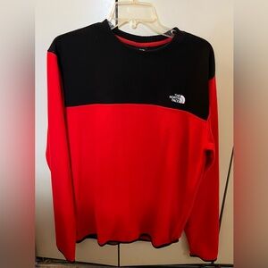 The North Face Black and Red polar fleece